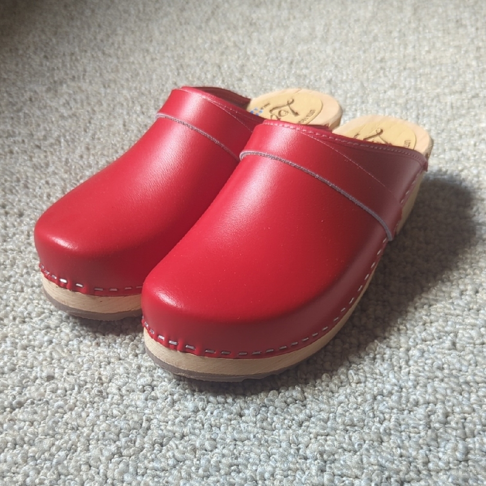 Lotta From Stockholm Red Slippers Comfortable Scandinavian Design